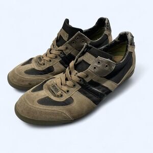 Hugo Boss Suede & Mesh Casual Sneakers EU 44